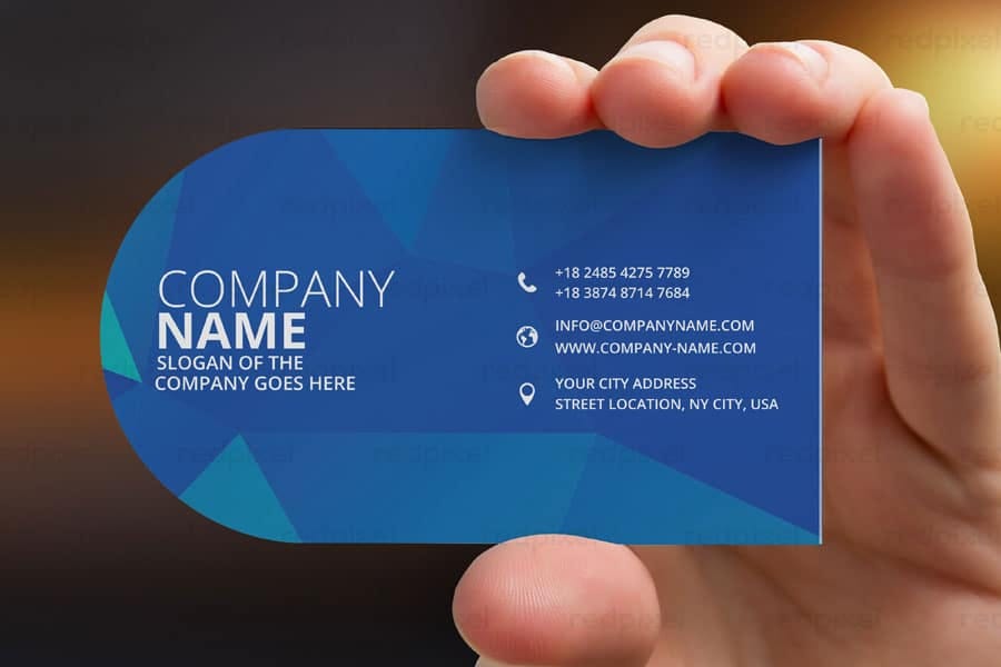 brushed copper business cards